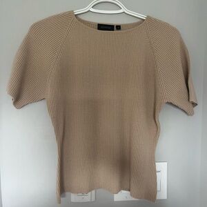 Ribbed knit shirt